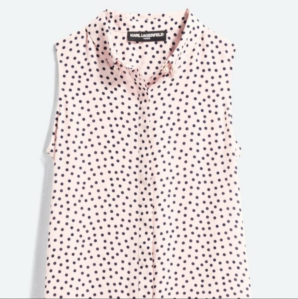 Karl Lagerfeld Magdalen Pearl Blouse